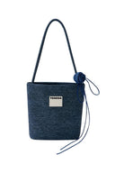 (Denim Blue)Sweetheart Rose Bucket Bag-TENERA Denim Collection - TENERA