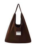 (Chocolate Velvet)HOBO Shoulder Bag-TENERA Velvet Collection - TENERA