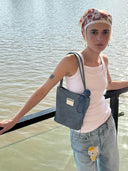 (Denim Blue)Sweetheart Rose Bucket Bag-TENERA Denim Collection - TENERA