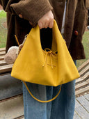 (Jinger Yellow)Classic Hobo Bag-TENERA Vintage Collection - TENERA
