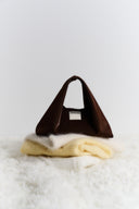 (초콜릿 벨벳) 클래식 호보 백 - 테네라 벨벳 컬렉션