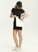 (Cream White)Vintage Shoulder Tote-TENERA City Retro Collection - TENERA