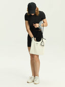 (Cream White)Vintage Shoulder Tote-TENERA City Retro Collection - TENERA