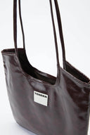 (Wax Brown)Vintage Shoulder Tote-TENERA City Retro Collection - TENERA