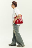 (Rococo Red)Vintage Shoulder Tote-TENERA City Retro Collection