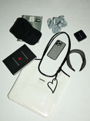 (Cream White)Vintage Shoulder Tote-TENERA City Retro Collection