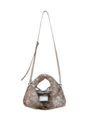(Bambi Print)Eco Fur Mini Hobo-TENERA Faux Fur Collection