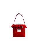Velvet Flower Bucket Bag