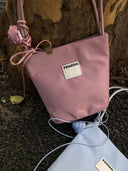 （Rubber Blush）Nylon Bucket Rose BagTENERA Recycled Nylon - TENERA