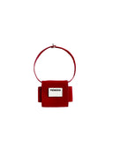 (Velvet Red)Velvet Pearl Earphone Pouch-TENERA Accessories Collection