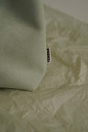 (Mint Green)TENERA Suede Triangle Double-sided Pouch