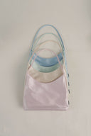 (Blue)TENERA Satin Shoulder Bag