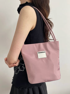 Nylon Bucket Bag - Small Size - Pale Pink