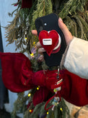 (Velvet Red)Velvet Pearl Beaded Phone Strap-TENERA Accessories Collection