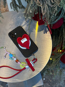 (Velvet Red)Velvet Heart Phone Holder-TENERA Accessories Collection