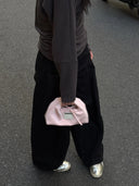 Mini Hobo Crossbody Bag - TENERA Velvet Collection - TENERA
