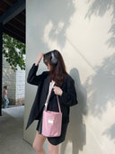 （Rubber Blush）Nylon Bucket Rose BagTENERA Recycled Nylon - TENERA