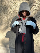 (Baby Blue)Faux Fur Gloves-TENERA Accessories Collection