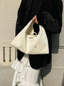 (Ivory Velvet)Small Tote HOBO Bag - TENERA Velvet Collection - TENERA
