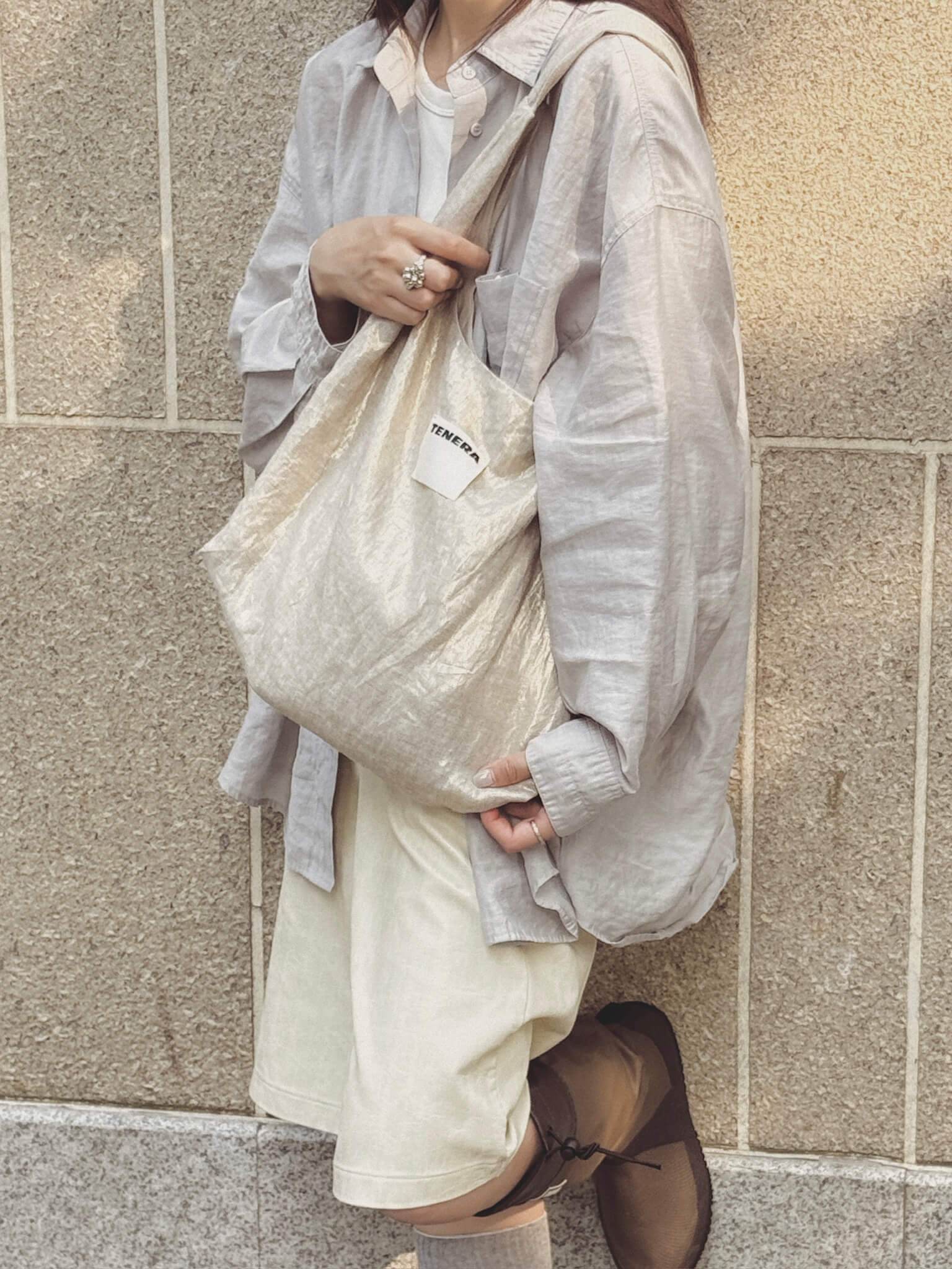 Linen Ballerina Shoulder Bag – TENERA