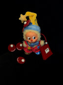 (Velvet Red)Velvet Pearl Hair Clips (Set of 2)-TENERA Accessories Collection