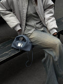 (Denim Blue)Mini Hobo Bag-TENERA Denim Collection - TENERA