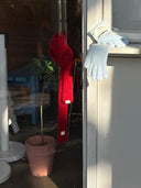 (Red)Faux Fur Skinny Scarf-TENERA Accessories Collection