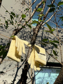 (Creamy Yellow)Faux Fur Gloves-TENERA Accessories Collection