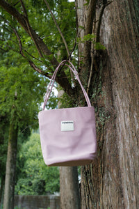 Nylon Bucket Bag - Small Size - Pale Pink