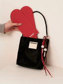 (Black Velvet)Pearl Bag -TENERA Velvet Collection - TENERA