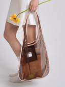 Mesh Hobo Shoulder Bag