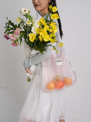 Mesh Hobo Shoulder Bag