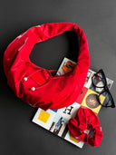 (Red Velvet)Ballet Ring Hobo-TENERA Velvet Collection - TENERA