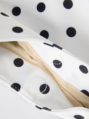 TENERA Still Life series Polka Dot satin mini shoulder bag
