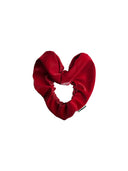 (Velvet Red)Velvet Heart Scrunchie-TENERA Accessories Collection