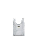 TENERA 26SS Tender Bloom Silver Mesh Tote Bag