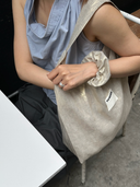 Ballerina Linen Scrunchie