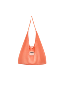 TENERA Classic Coral Orange Ballerina shoulder bag