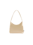 TENERA Champagne Gold Satin Mini Shoulder Bag