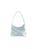 TENERA Ice Blue Satin Mini Shoulder Bag