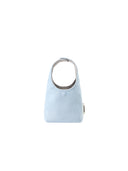 TENERA Misty Blue Small Suede Reversible Pouch