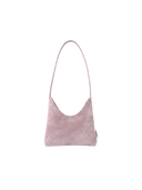 TENERA Purple Still Life Suede Mini Shoulder Bag